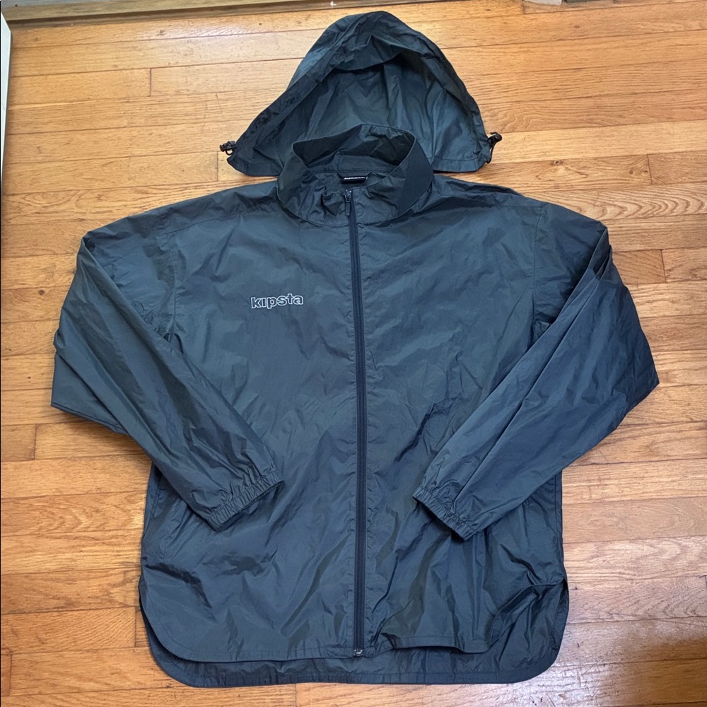 Kipsta Vintage Decathlon Creation Blue Windbreaker Jacket